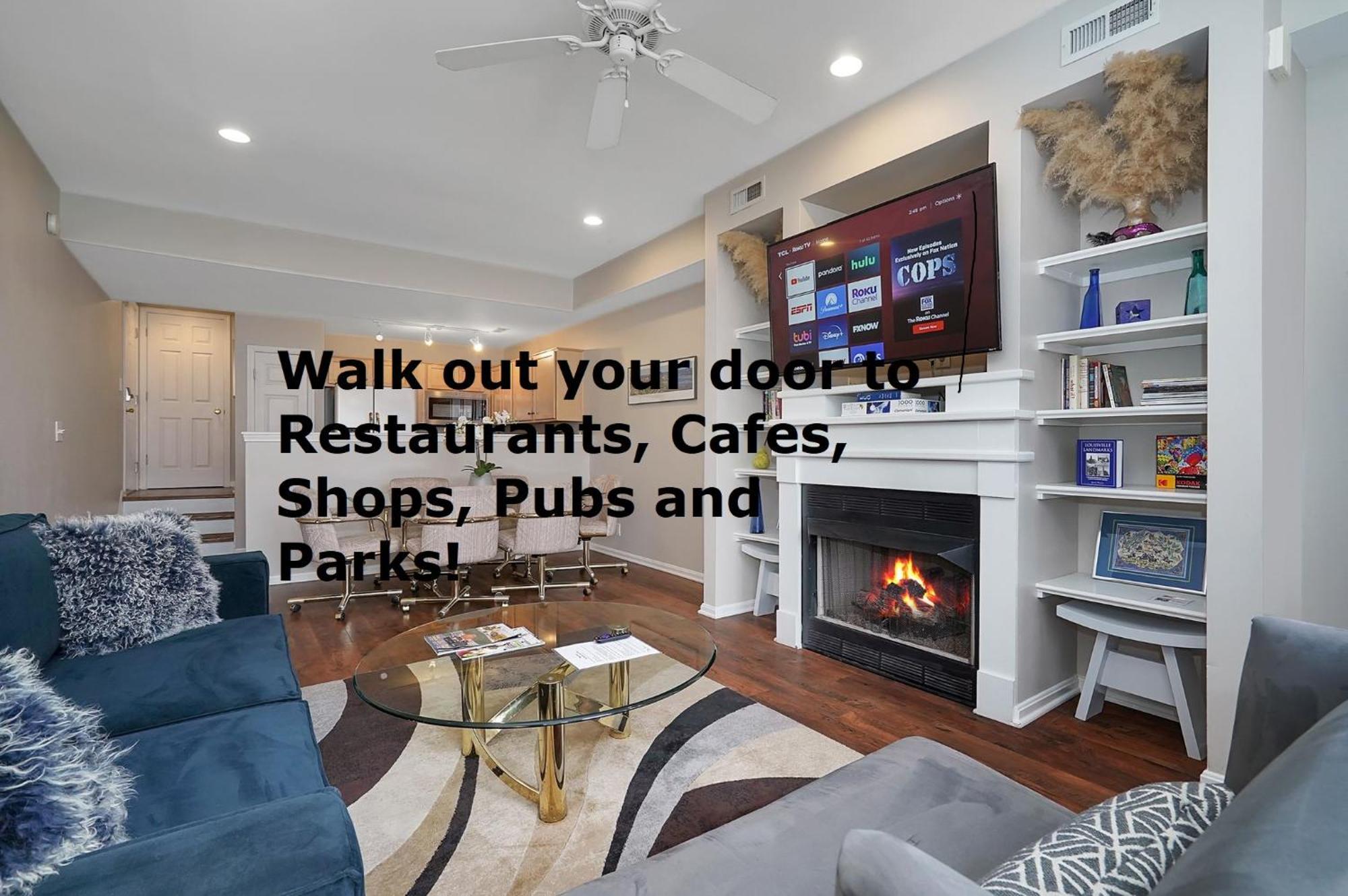 Lux Townhouse, Walk To All, Sleeps 6 Adults ルイスビル エクステリア 写真